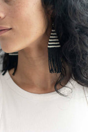 Beaded Fringe Earrings | Opuesta