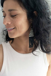 Beaded Fringe Earrings | Opuesta