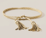 Fringe Soga Belt | Gold