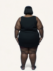 Boxy Crop Top | Black