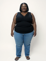 Full Support Bra-Free Top | Black