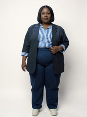 Jacquard Unstructured Blazer