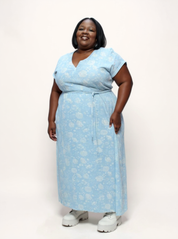 Maxi Wrap Dress | Florals