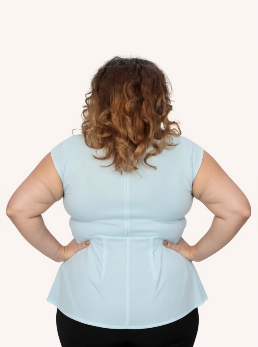 Power Moves Short Sleeve Top | Blue