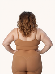 Mid-Thigh Shapewear Bodysuit | Maya Nude