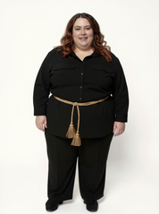 Hepburn Wide Leg Pant | Black