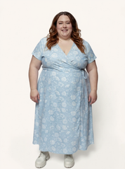 Maxi Wrap Dress | Florals