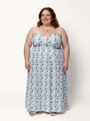 Short Tie Waist Dress | Summer Blue