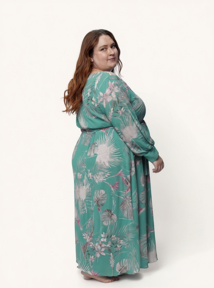 Midi Wrap Dress | Bora Bora