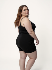 Mid-Thigh Shapewear Bodysuit | Black