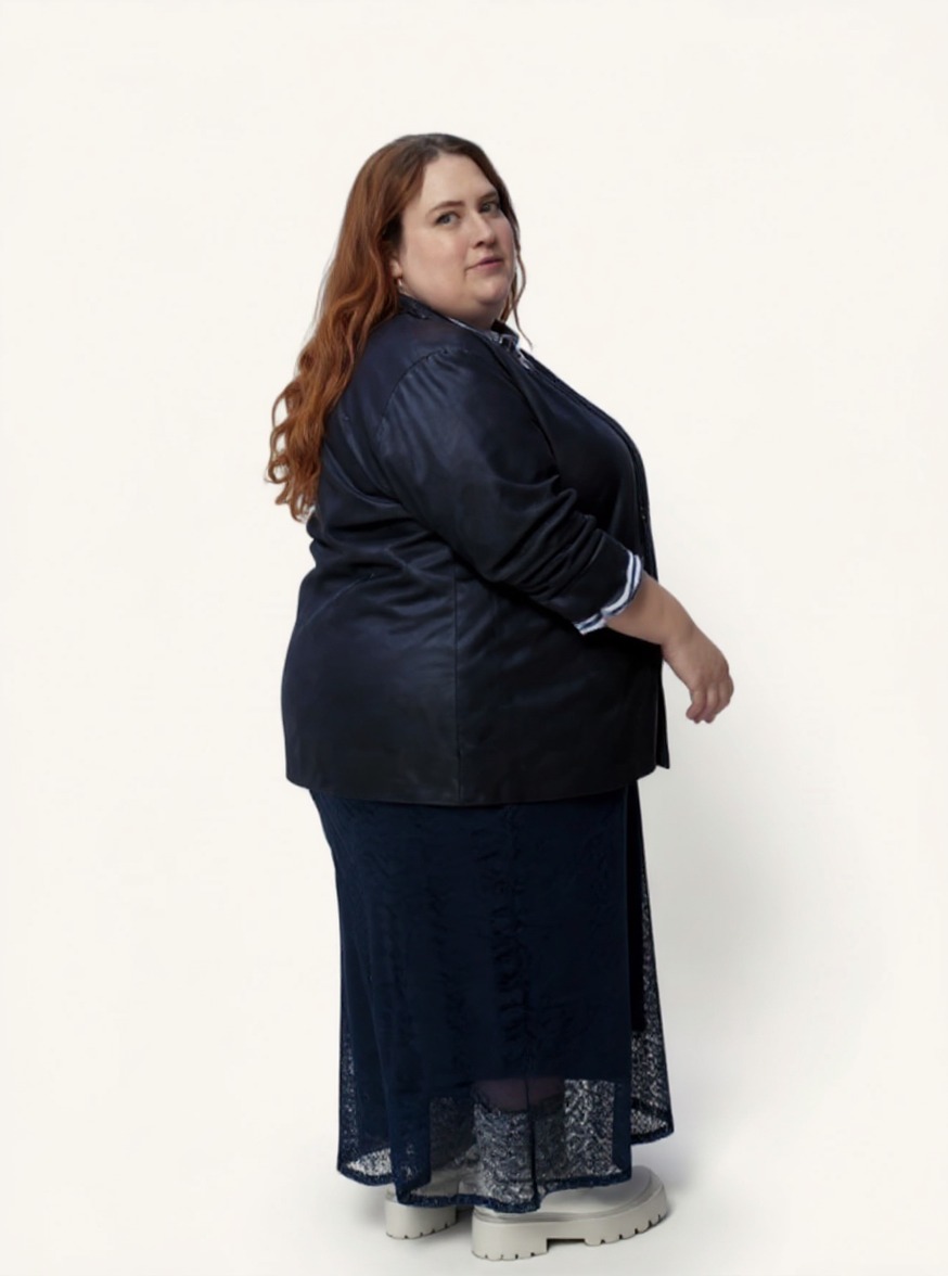 Jacquard Unstructured Blazer