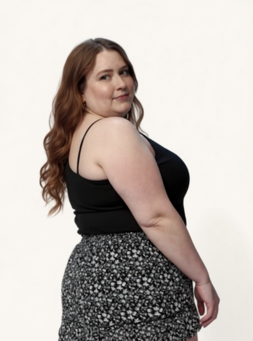 The Wandering Wave Top | Black