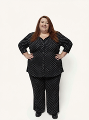 Signature Tunic Shirt | Polka Dot