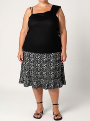 The Wandering Wave Top | Black