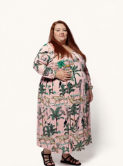 Denni Weekend Dress | Blush Palm