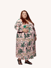 Denni Weekend Dress | Blush Palm