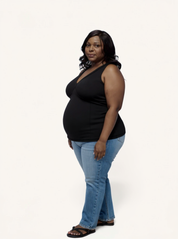 Full Support Bra-Free Top | Black