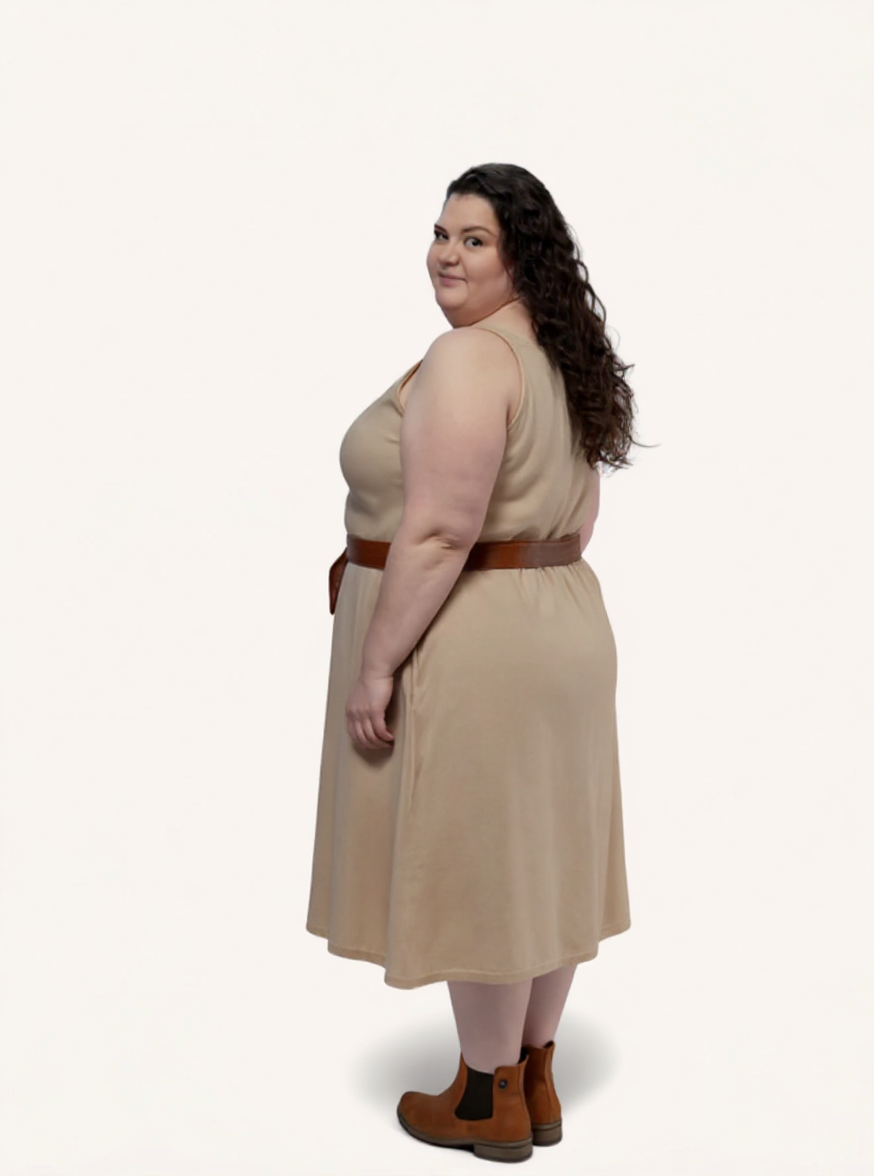 Midi Wrap Belt | Whiskey