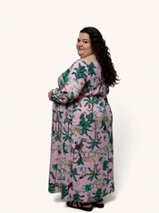 Denni Weekend Dress | Blush Palm