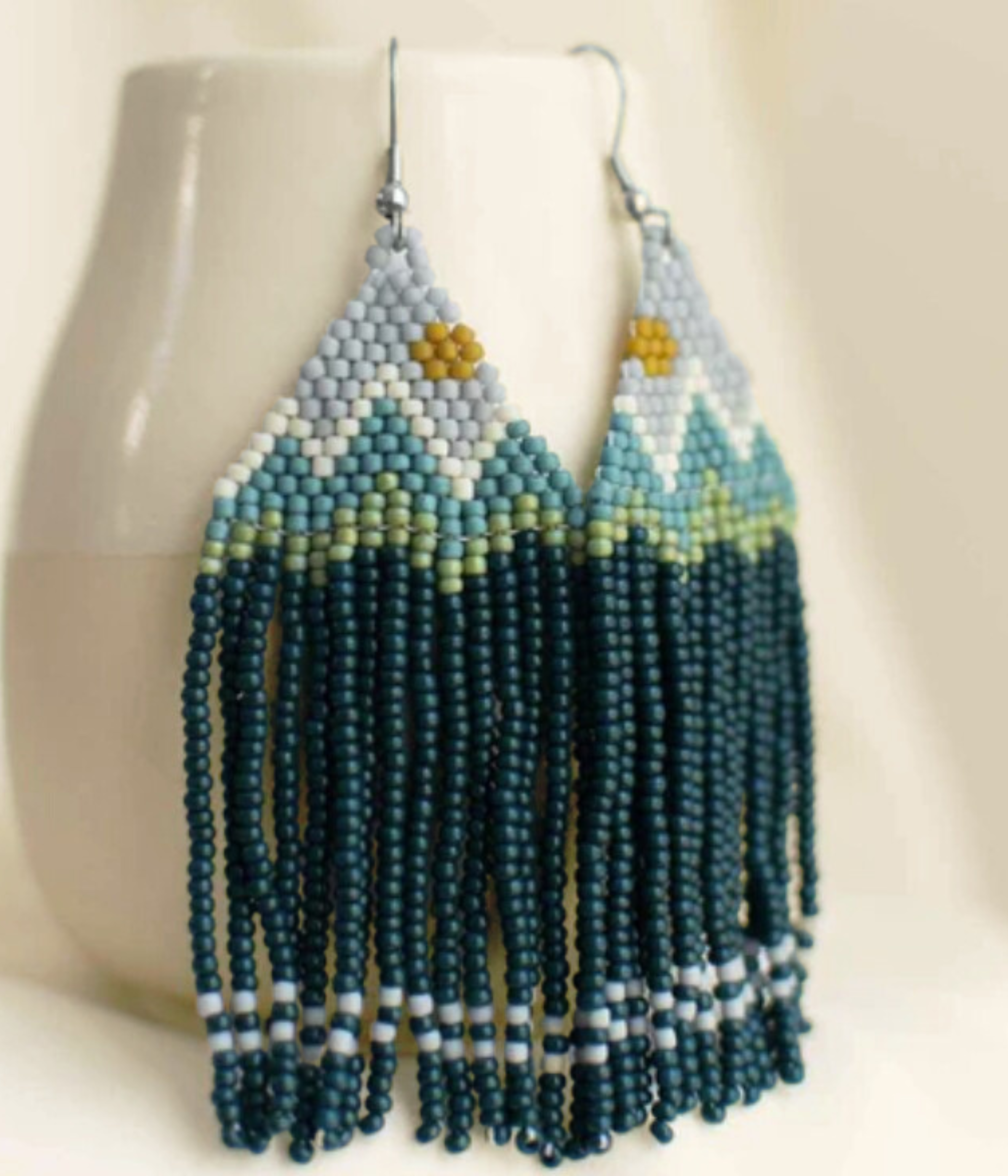 Beaded Fringe Earrings | Montaña