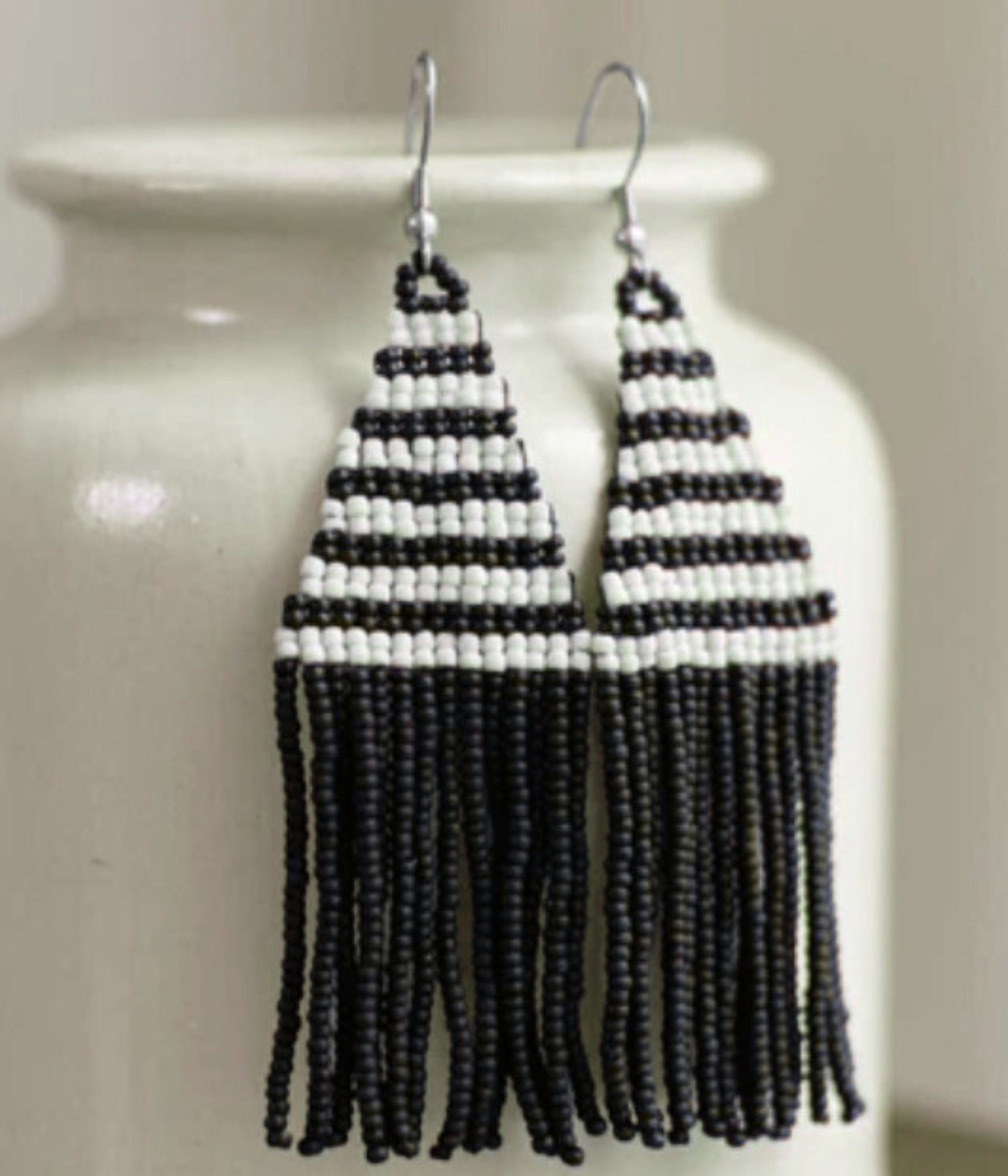 Beaded Fringe Earrings | Opuesta