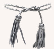 Fringe Soga Belt | Silver