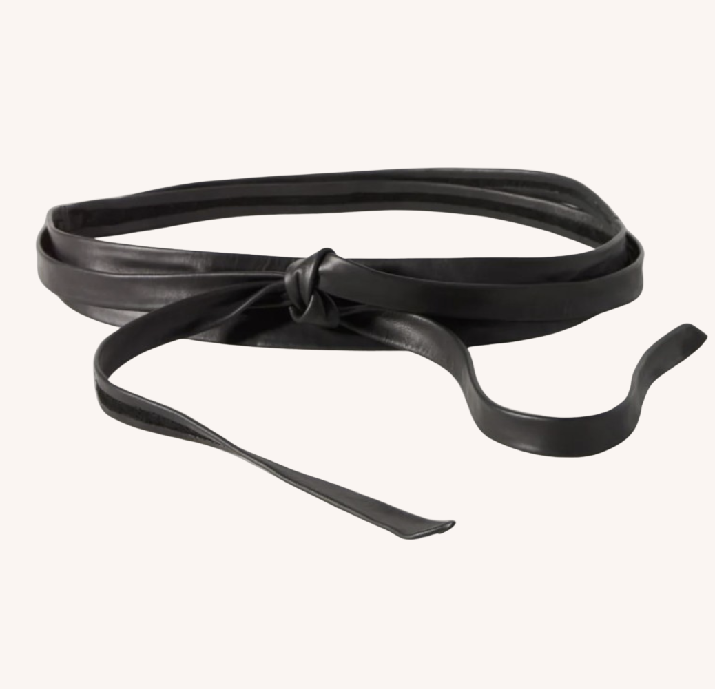 Midi Wrap Belt | Black