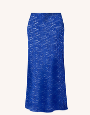 Gianna Stretch Lace Mermaid Maxi Skirt | Cobalt