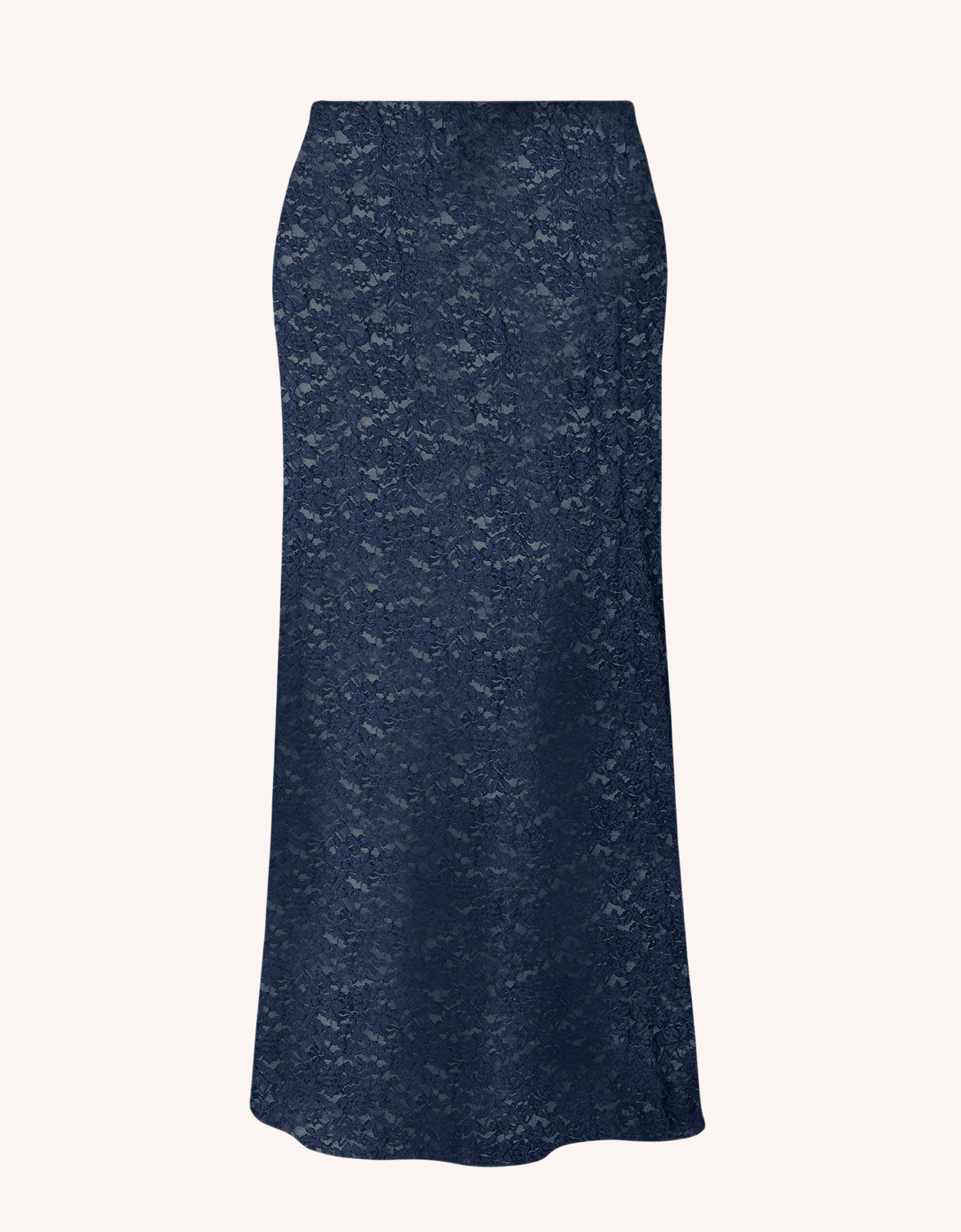 Gianna Stretch Lace Mermaid Maxi Skirt | Navy