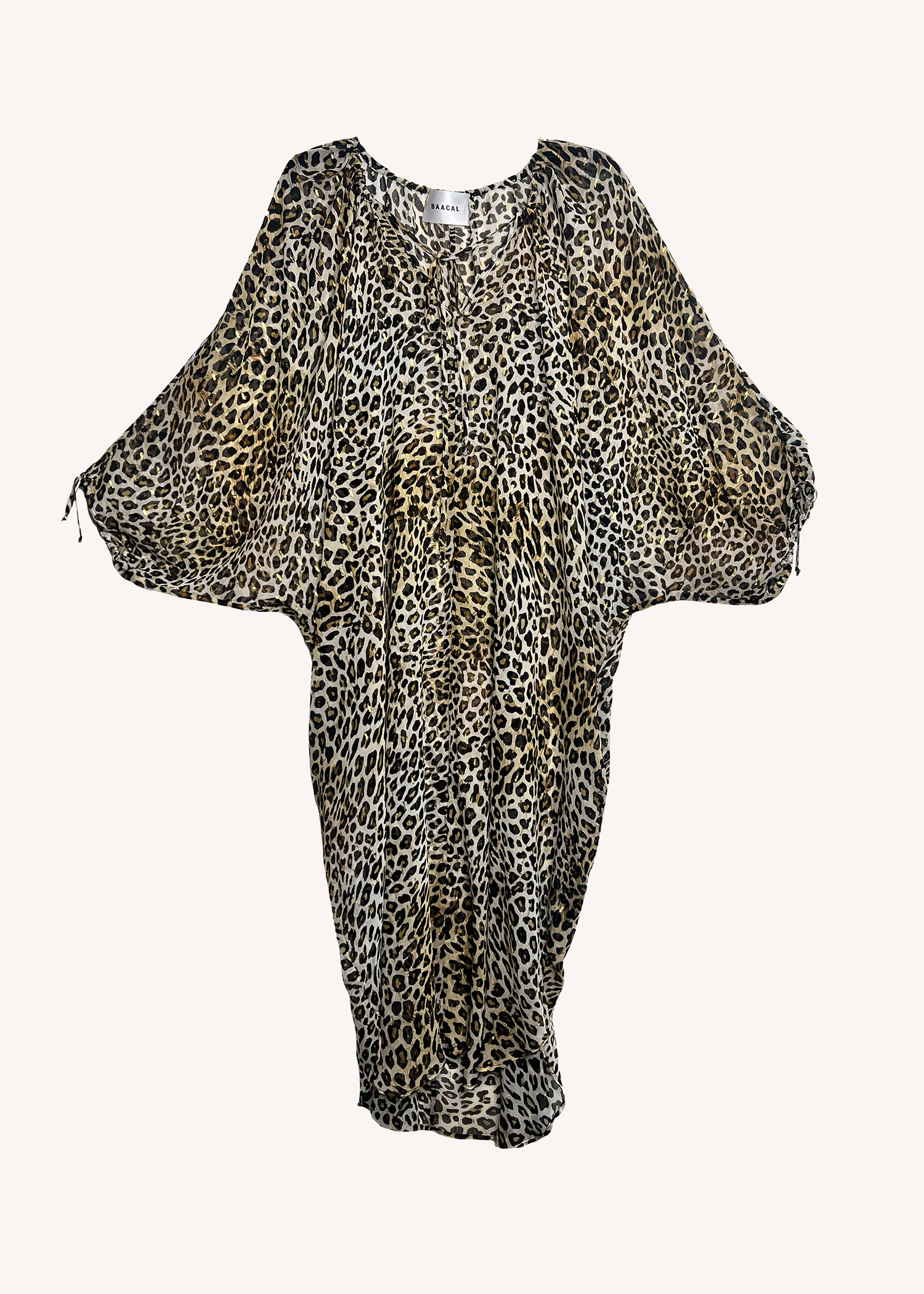 Maxine Kaftan | Metallic Leopard