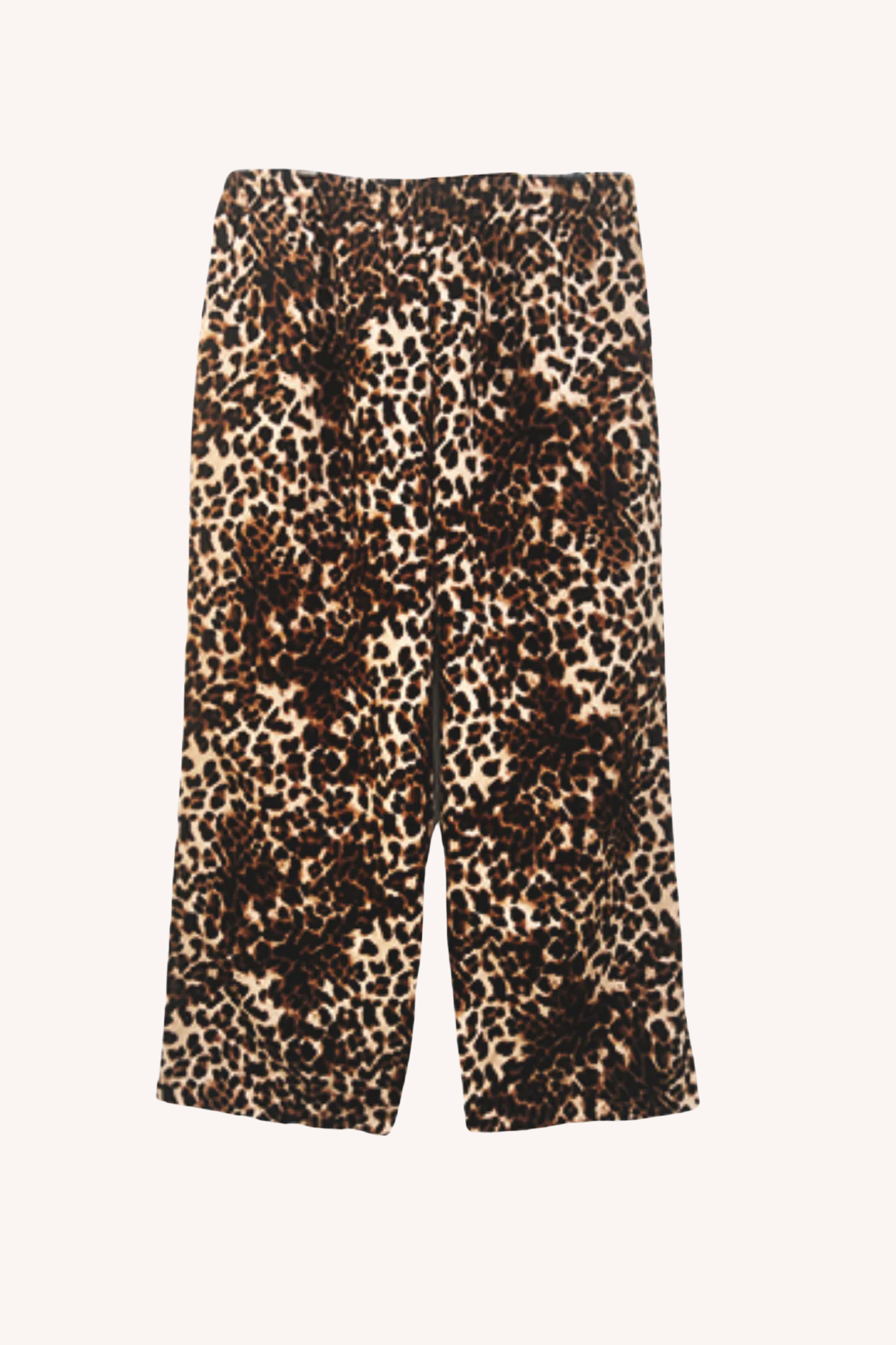 Riley Wide Pajama Style Pant | Leopard