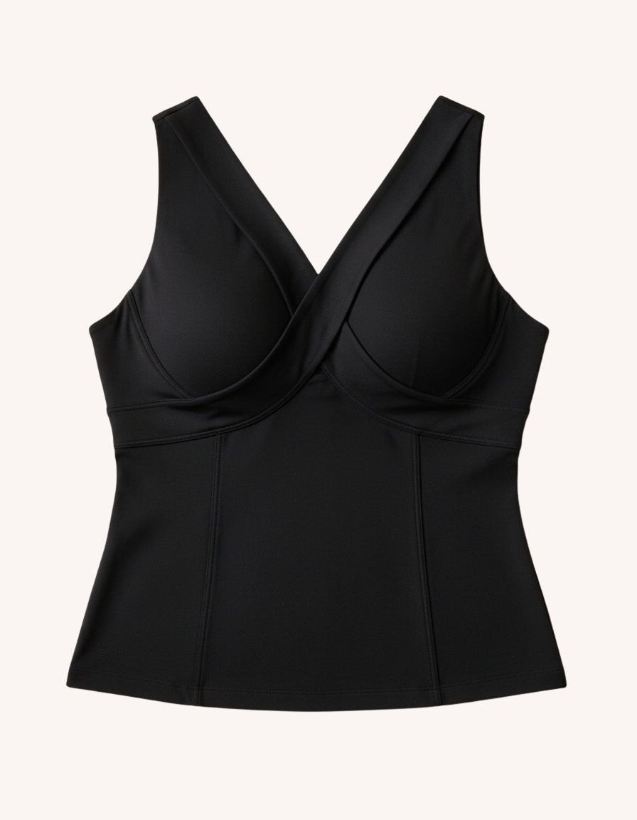 Full Support Bra-Free Top | Black