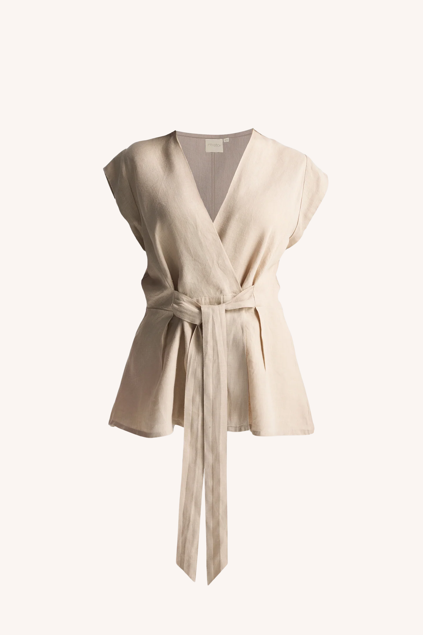 Power Moves Short Sleeve Top | Neutral Beige