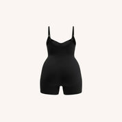 Mid-Thigh Shapewear Bodysuit | Black