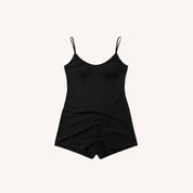 Mid-Thigh Shapewear Bodysuit | Black
